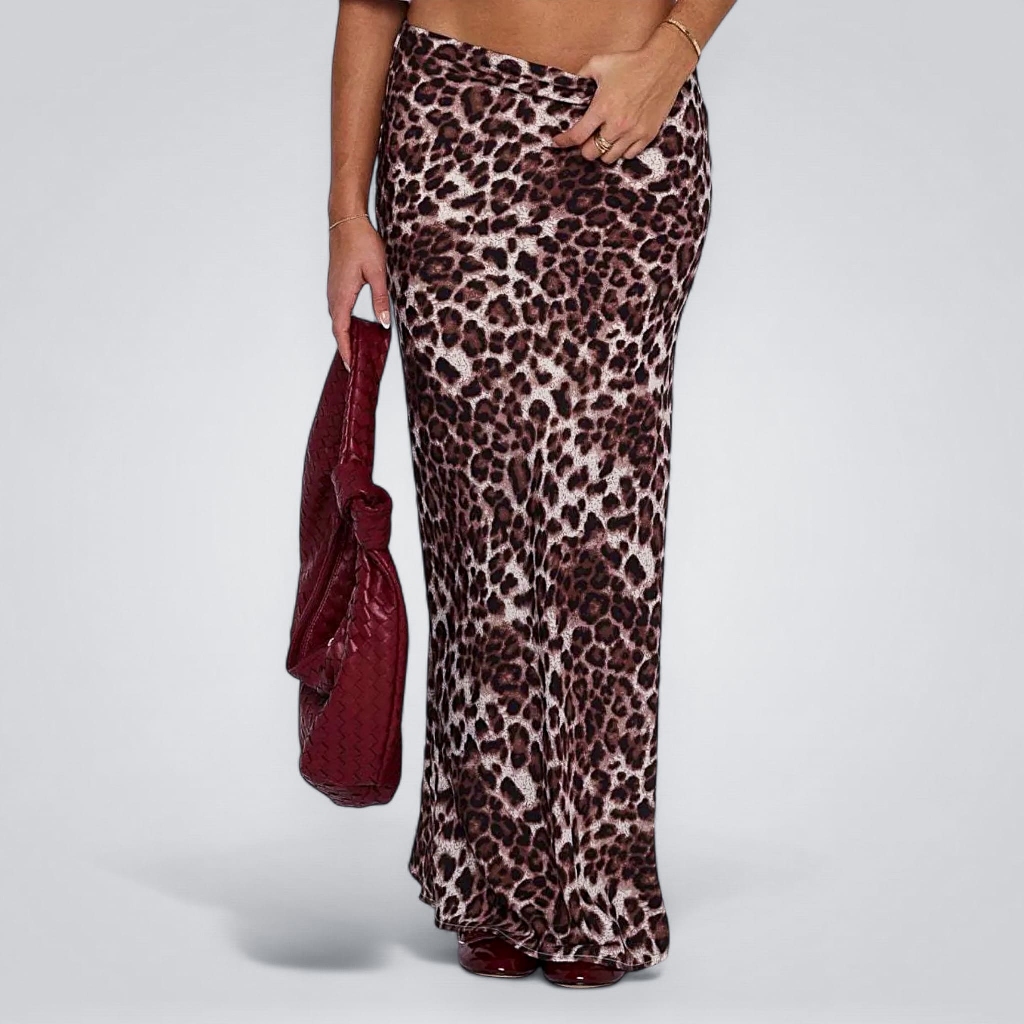 Leopard Maxi Skirt