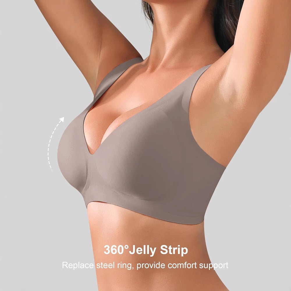 Seamless Jelly Push-Up Bra