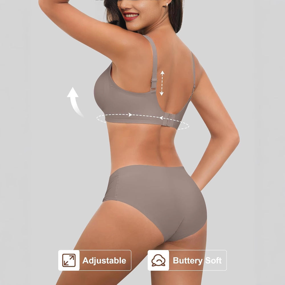 Seamless Jelly Push-Up Bra