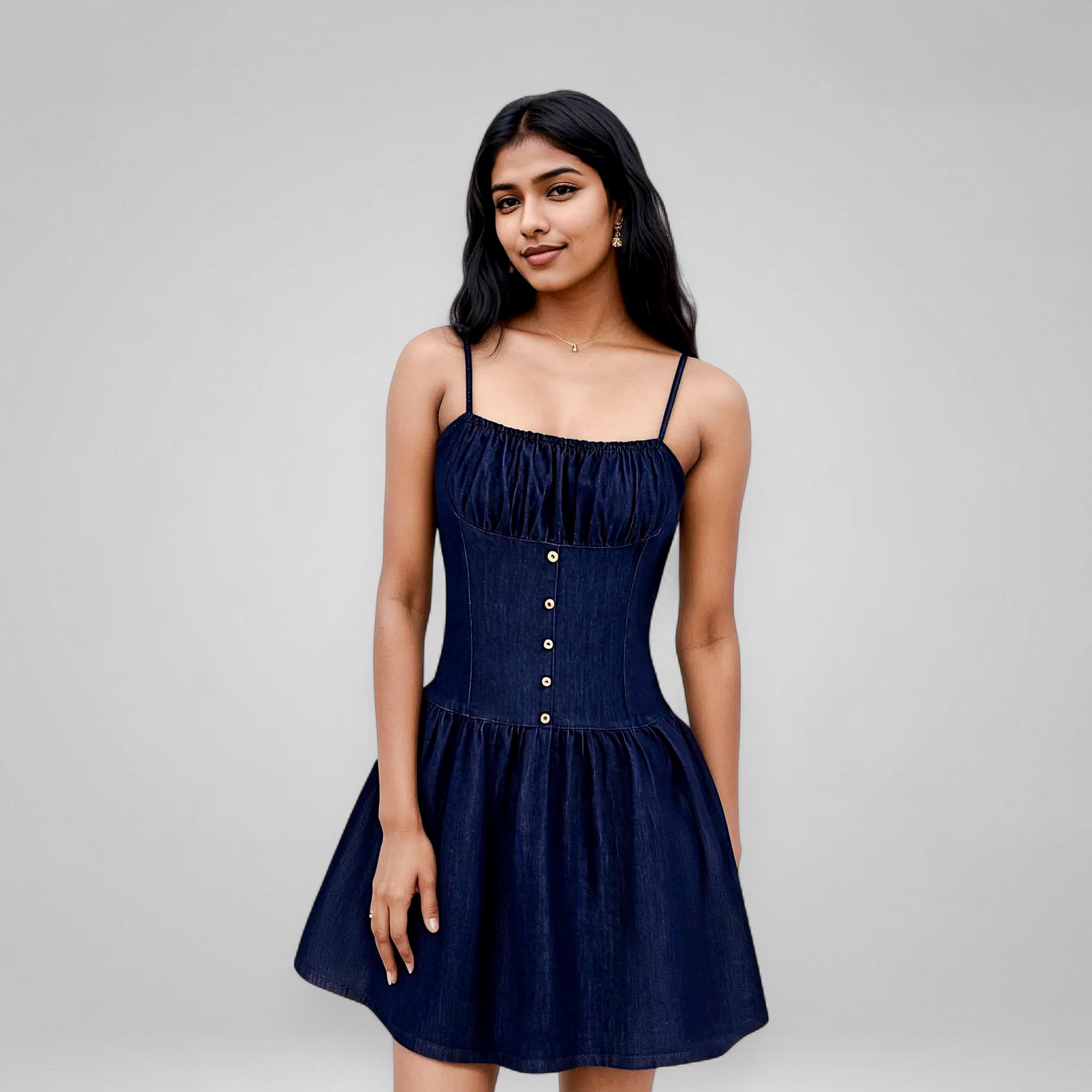 Ruched Mini Dress