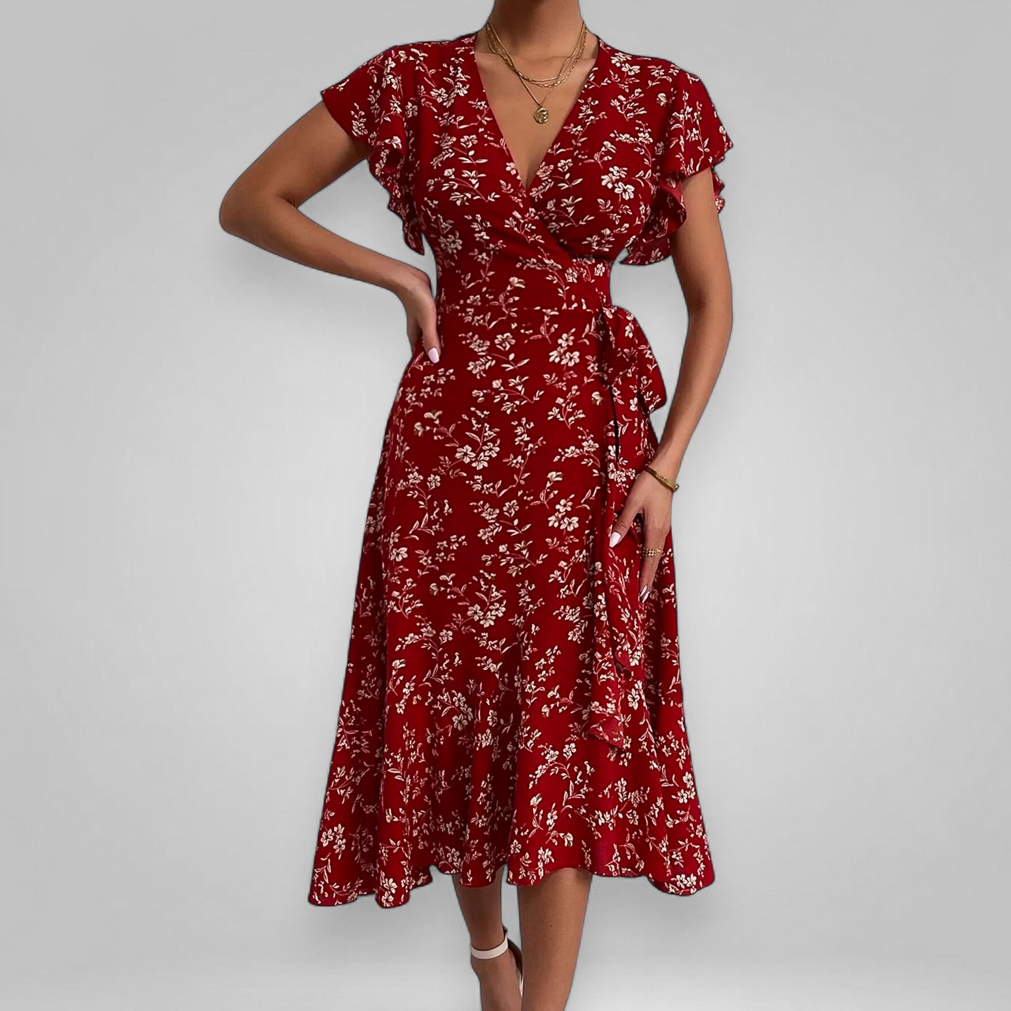 Flamenco Midi Dress