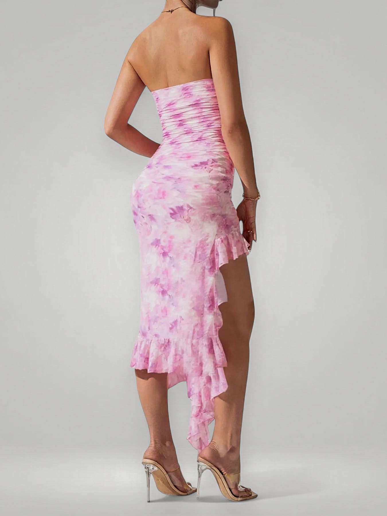 Orchid Ruffle Dress