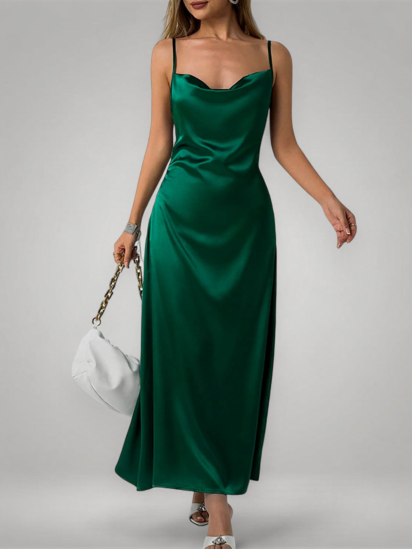 Signature Satin Dress