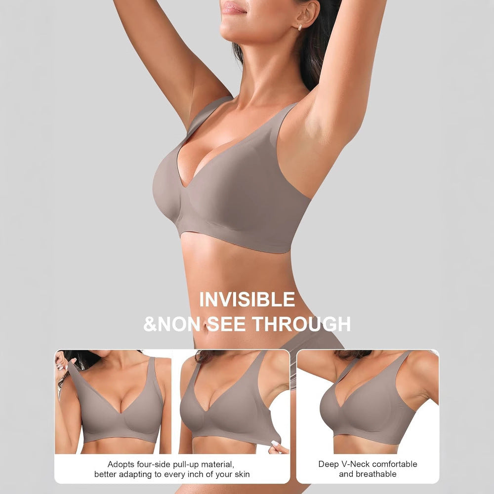 Seamless Jelly Push-Up Bra